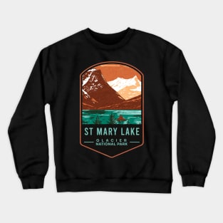 St Mary Lake Glacier National Park Crewneck Sweatshirt